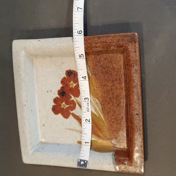 Studio pottery signed plate - Picture 4 of 6